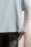 Rhinestone Cropped Tee